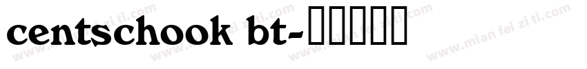 centschook bt字体转换